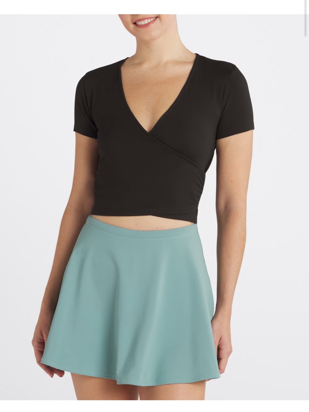Threads 4 Thought Faylinne Heather Luxe Jersey Wrap Tee